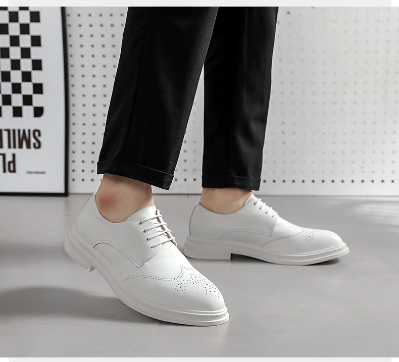 Pointed Leather Shoes