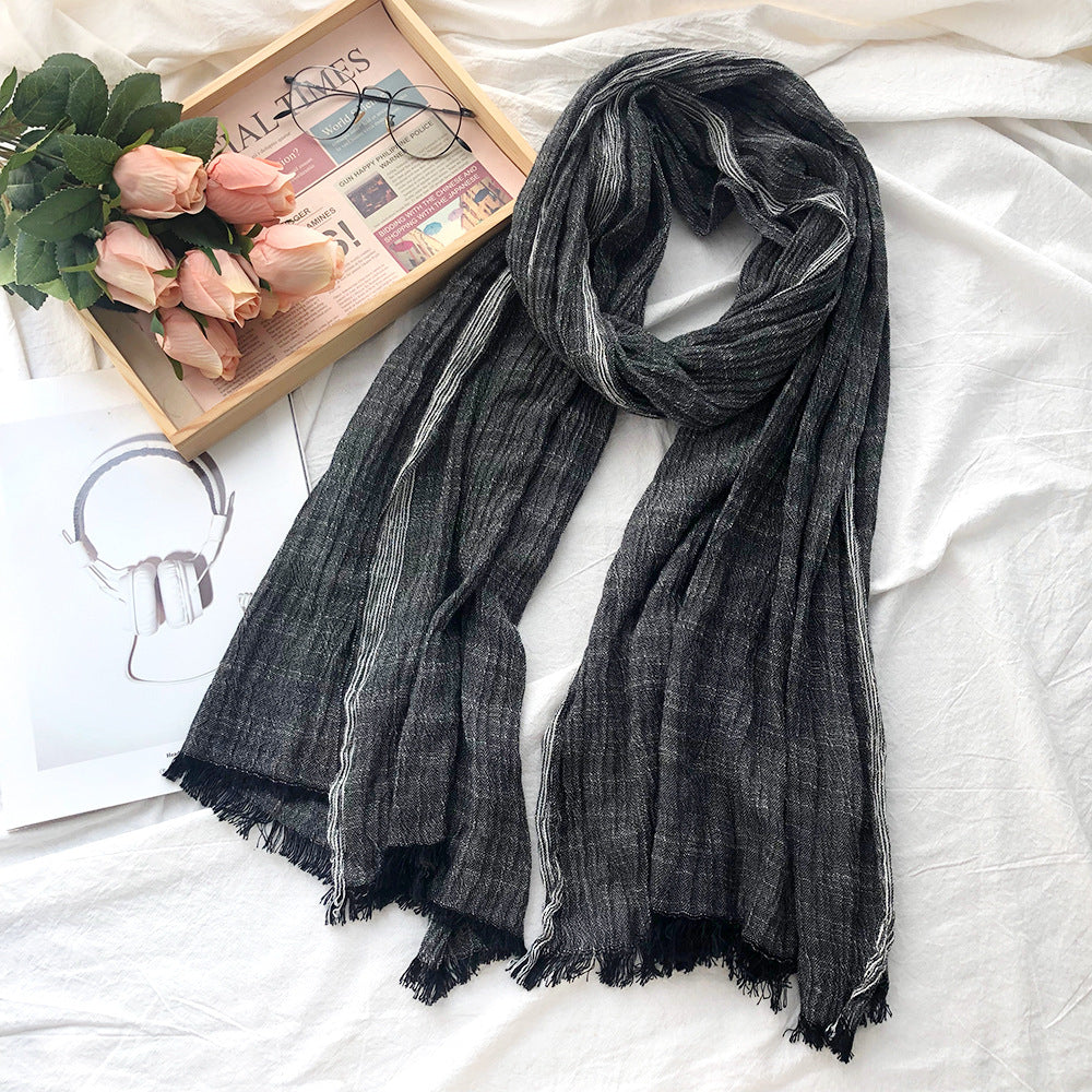 Cotton And Linen Scarf