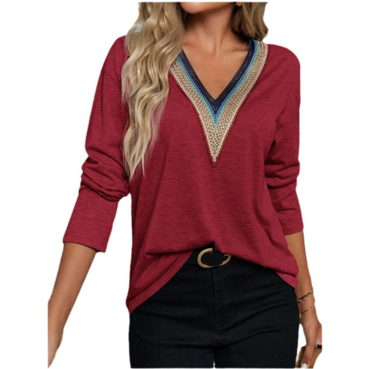 V-neck Blouse