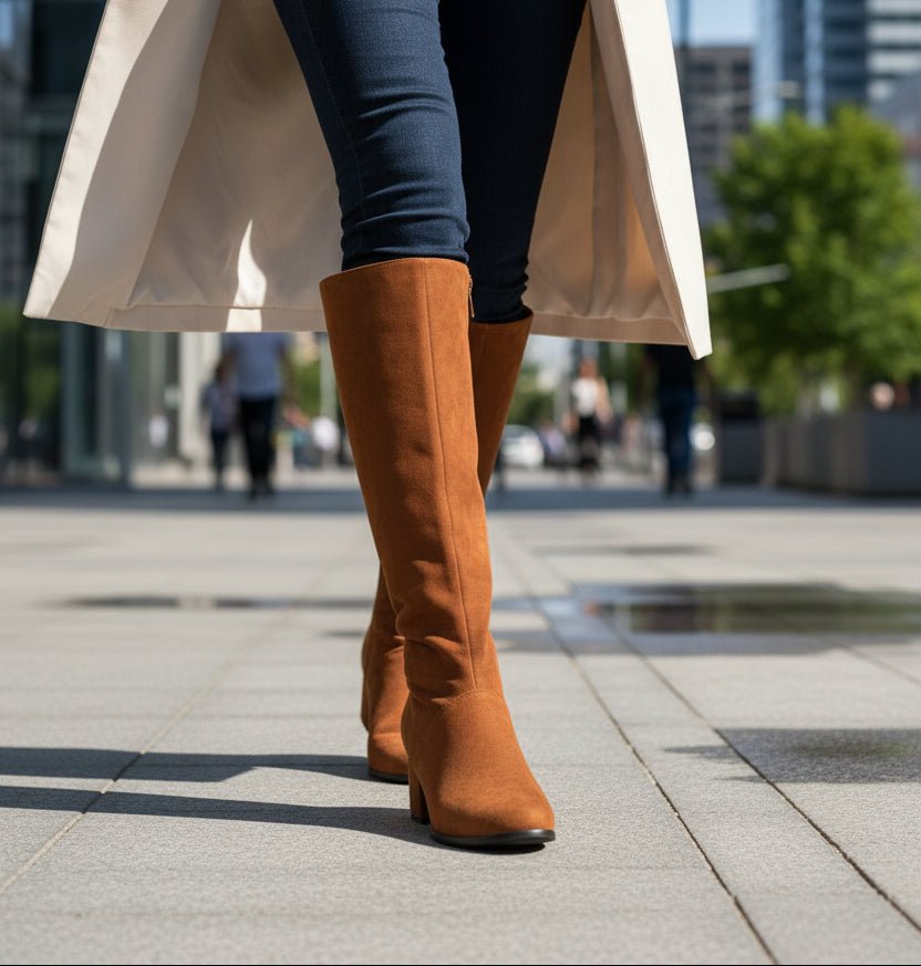 Chunky Mid - Heel Boots - MTX