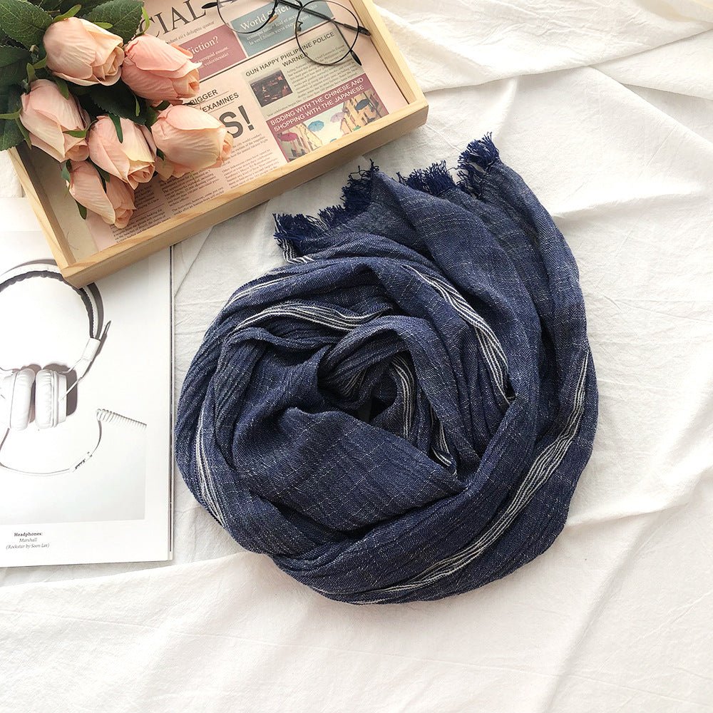 Cotton And Linen Scarf - MTX