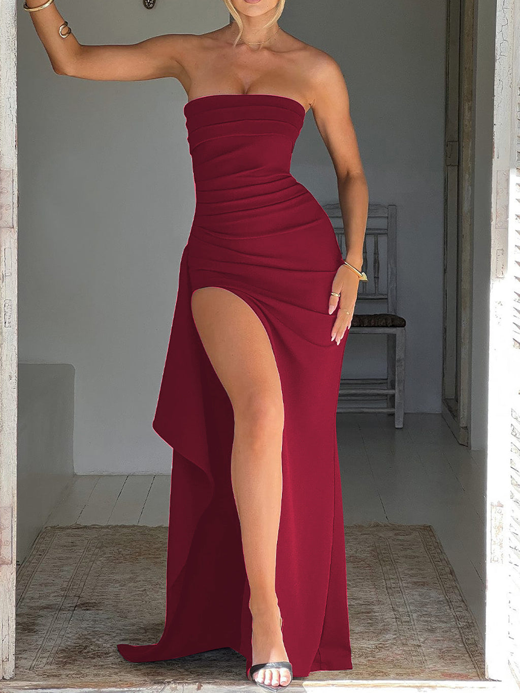 Sexy Strapless Dress