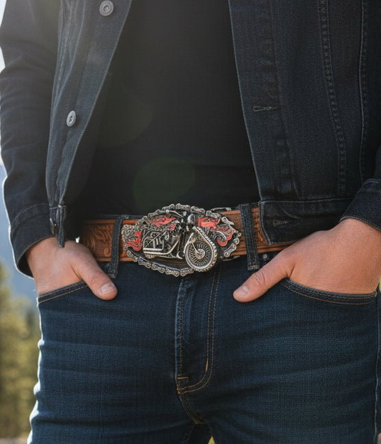 Denim Leather Belt - MTX