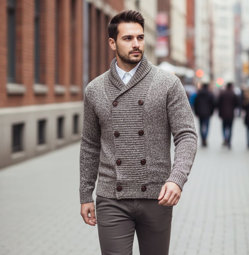 Double - breasted Cardigan - MTX