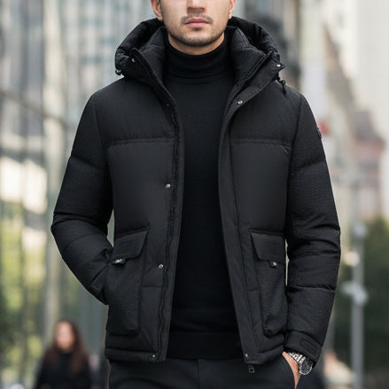 Duck Down Hooded Jacket - MTX