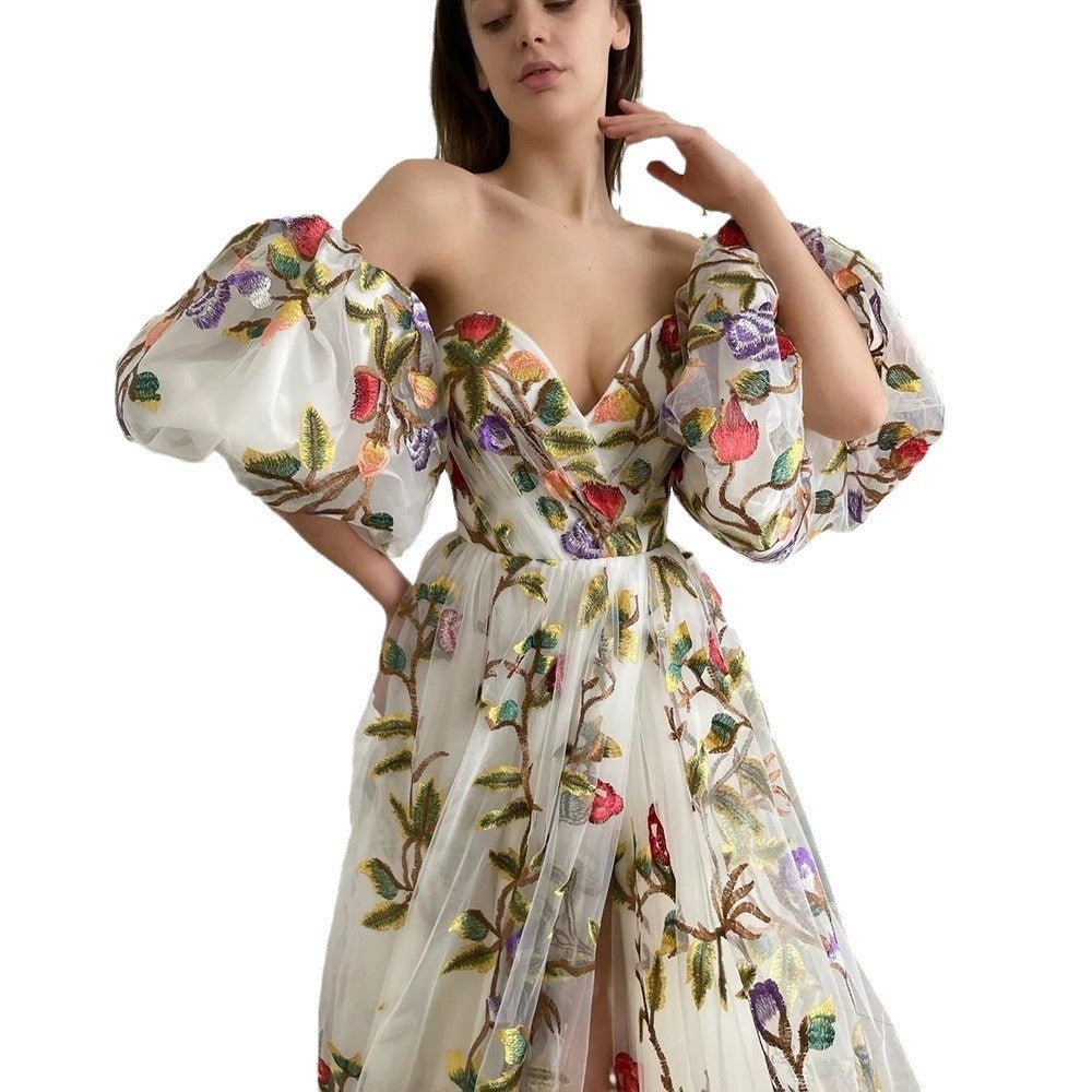 Elegant Mesh Dress - MTX