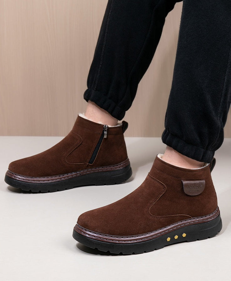 Velvet and Cotton Shoes