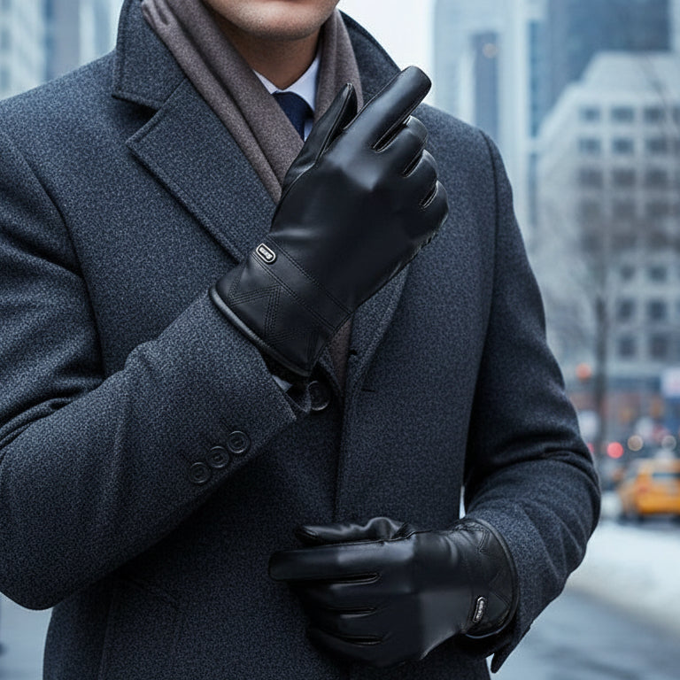 Fleece Leather Gloves - MTX
