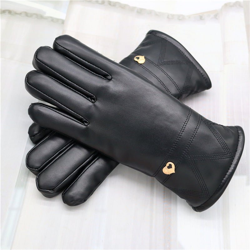 Fleece Leather Gloves - MTX