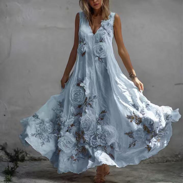 Floral Print Dress - MTX