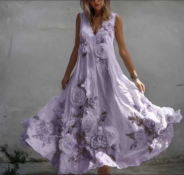 Floral Print Dress - MTX