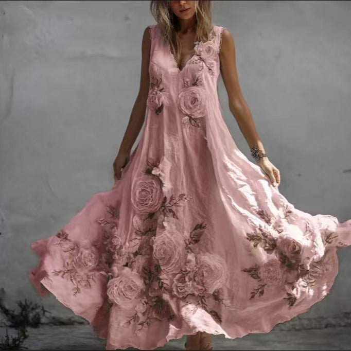 Floral Print Dress - MTX