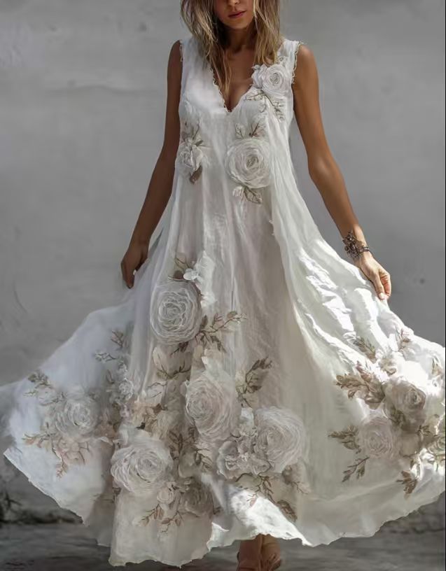 Floral Print Dress - MTX