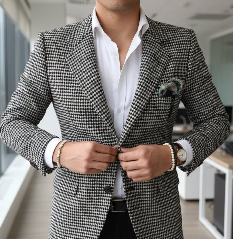 Houndstooth Blazer - MTX