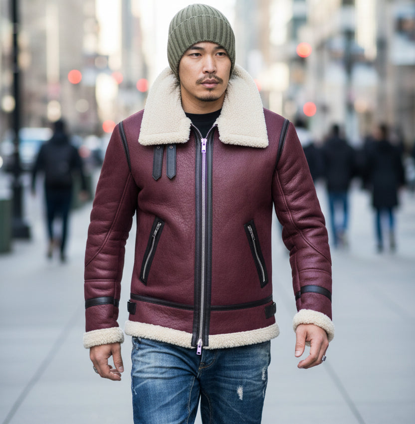 Leather Flight Jacket - MTX