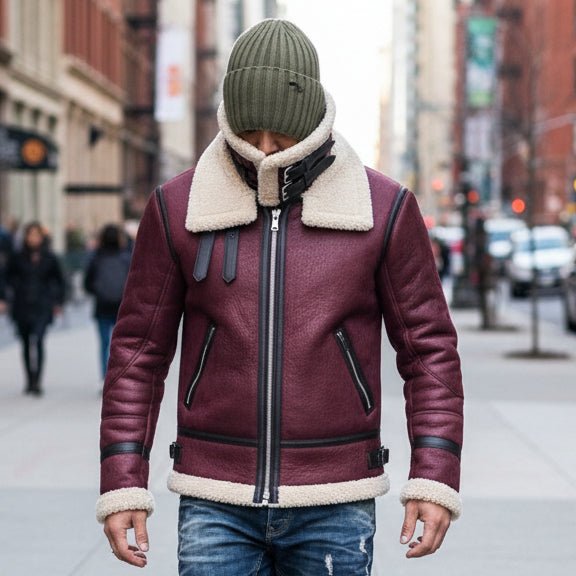 Leather Flight Jacket - MTX