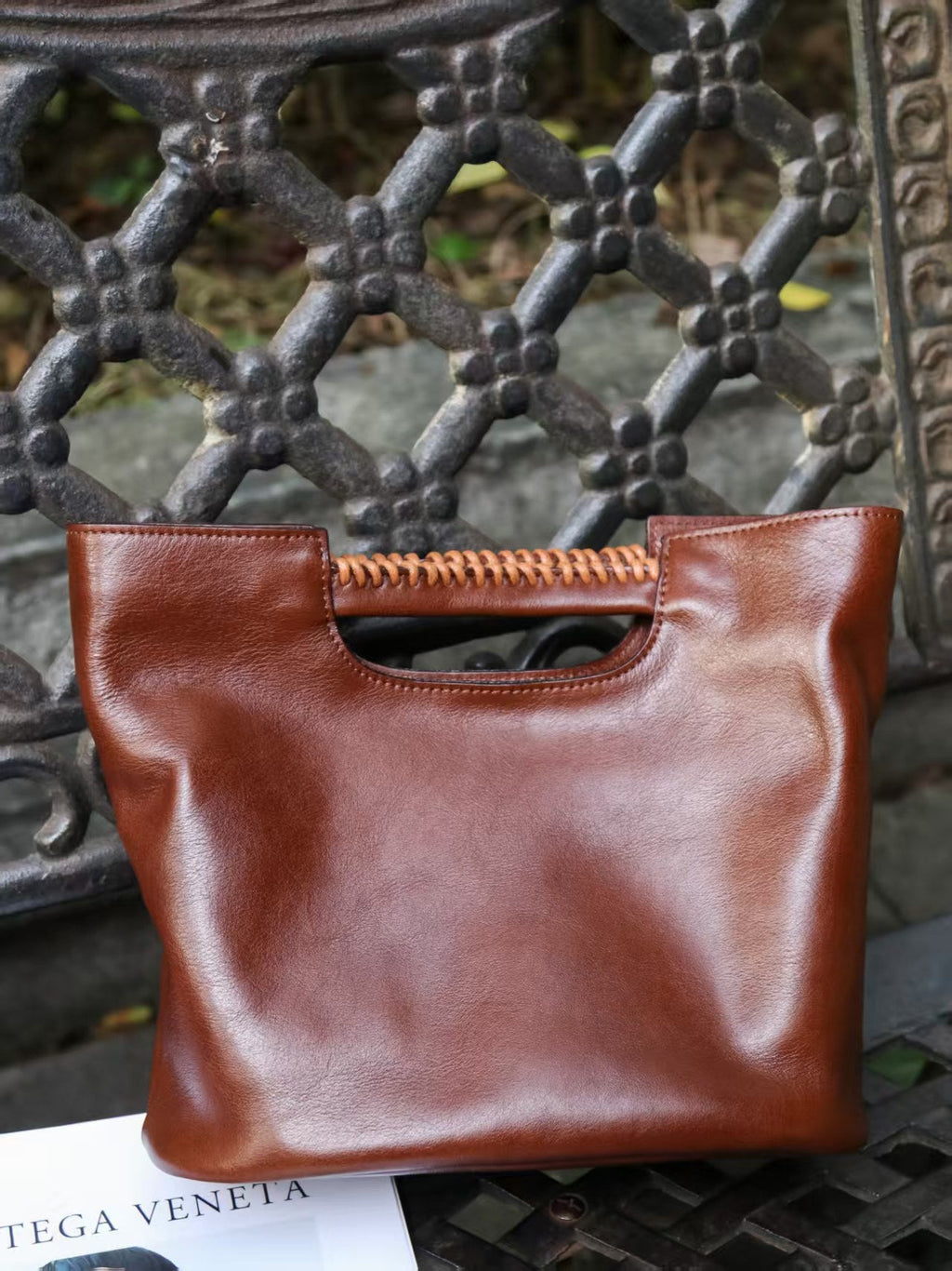 Leather Handbag - MTX
