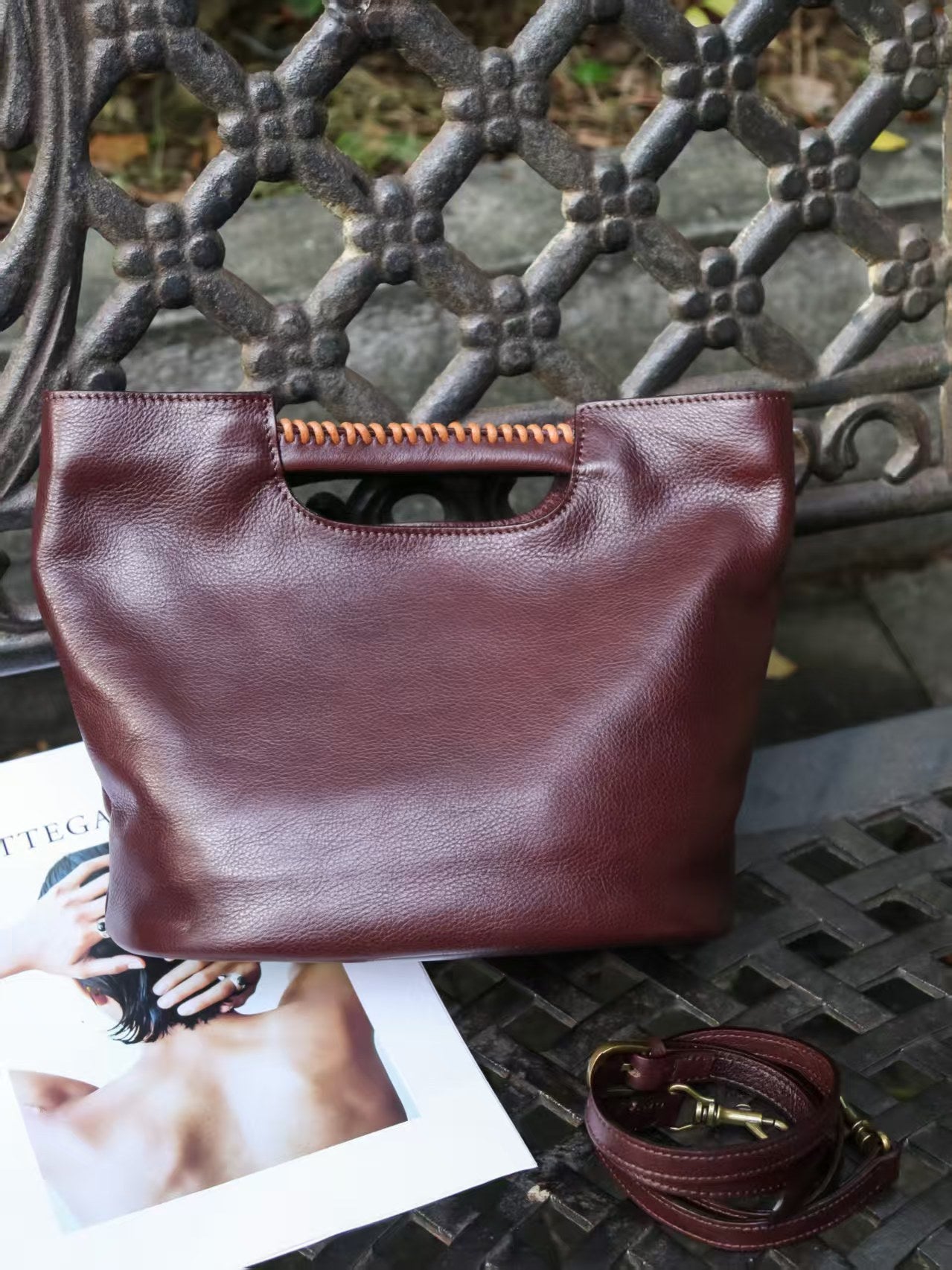 Leather Handbag - MTX