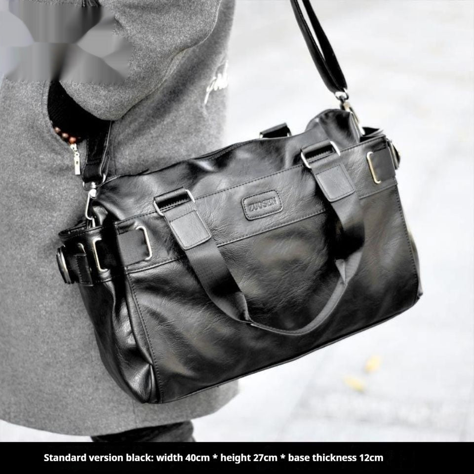 Leather Shoulder Bag - MTX