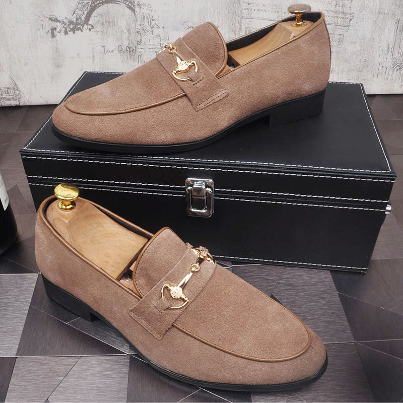 Leather Slip - on Shoes - MTX