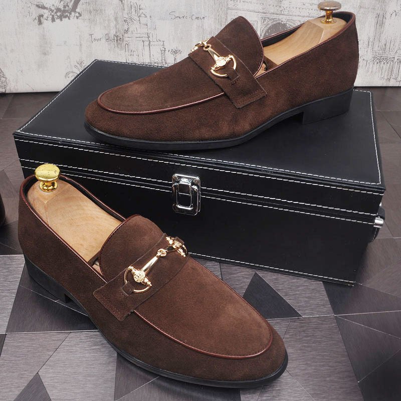 Leather Slip - on Shoes - MTX