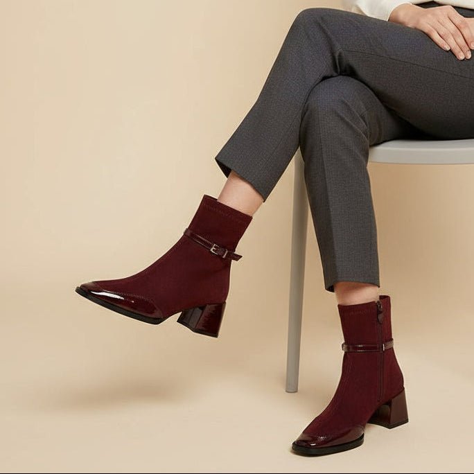 Leather Suede Boots - MTX