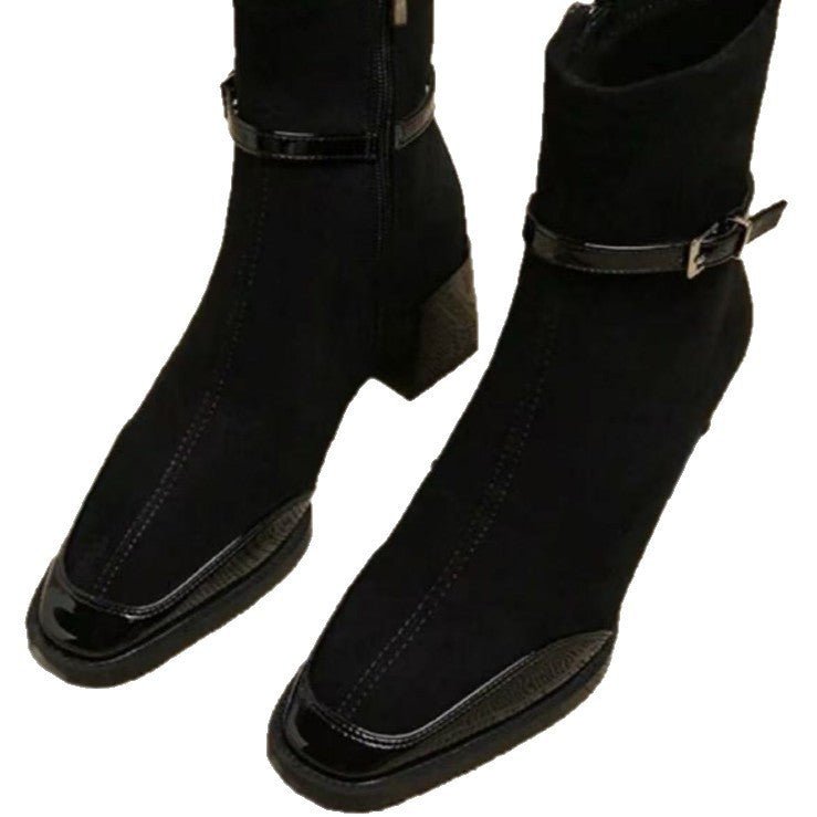 Leather Suede Boots - MTX