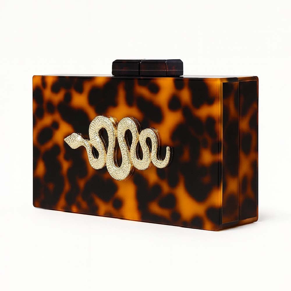 Leopard Acrylic Clutch - MTX