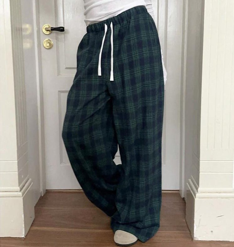Plaid Casual Pants - MTX