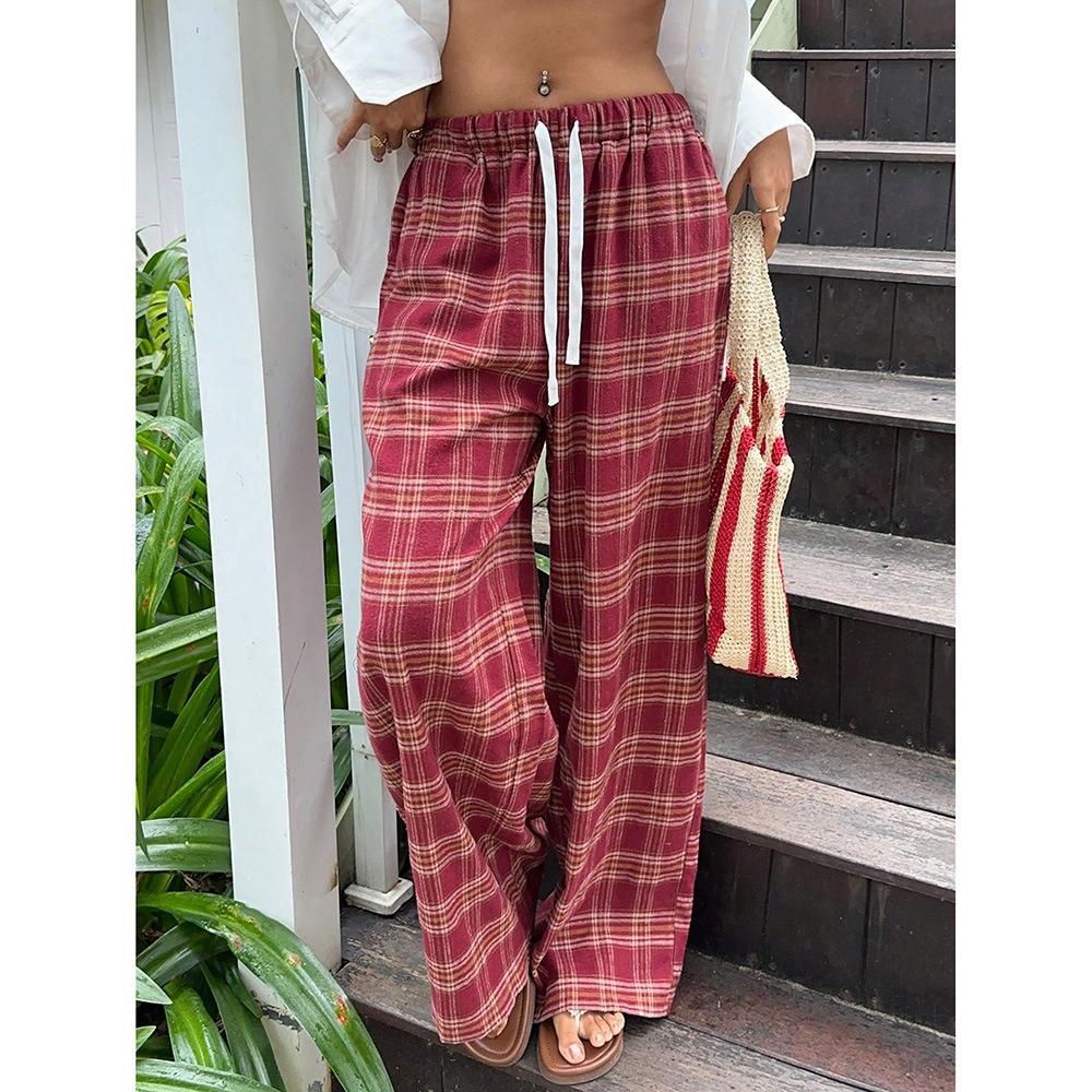 Plaid Casual Pants - MTX
