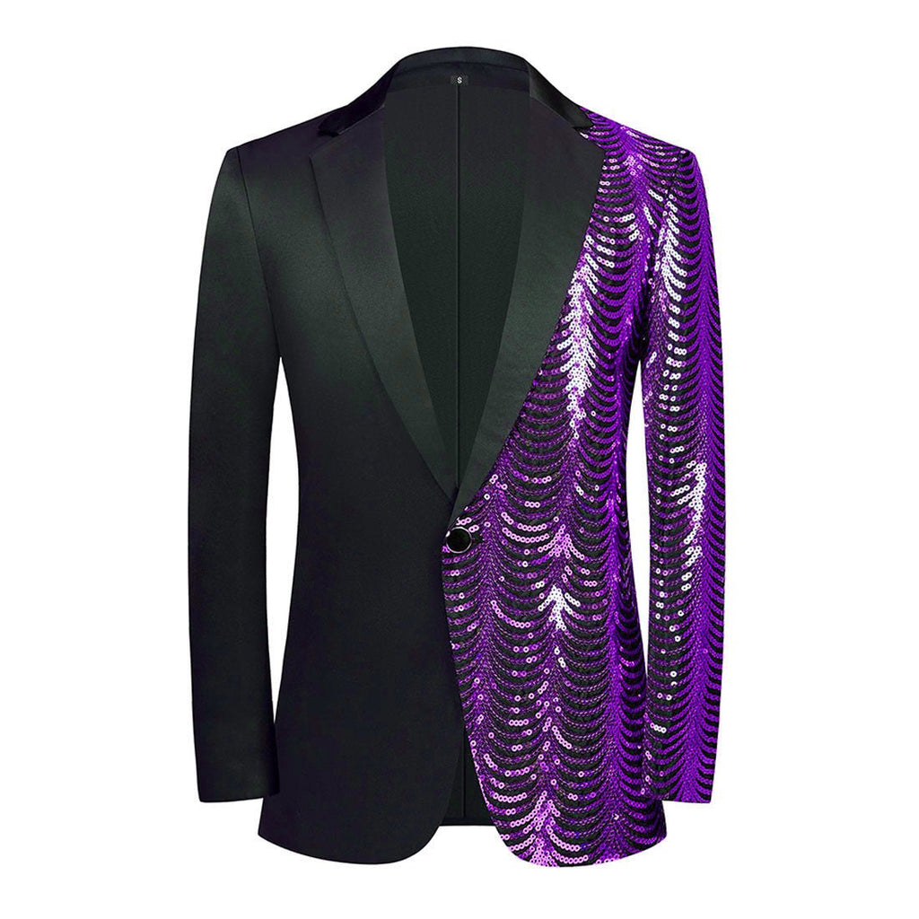 Sequin Shiny Suit Jacket - MTX