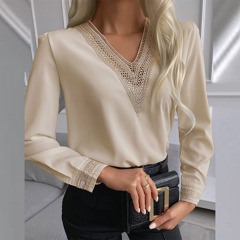 Shirt With Lace Trim - MTX