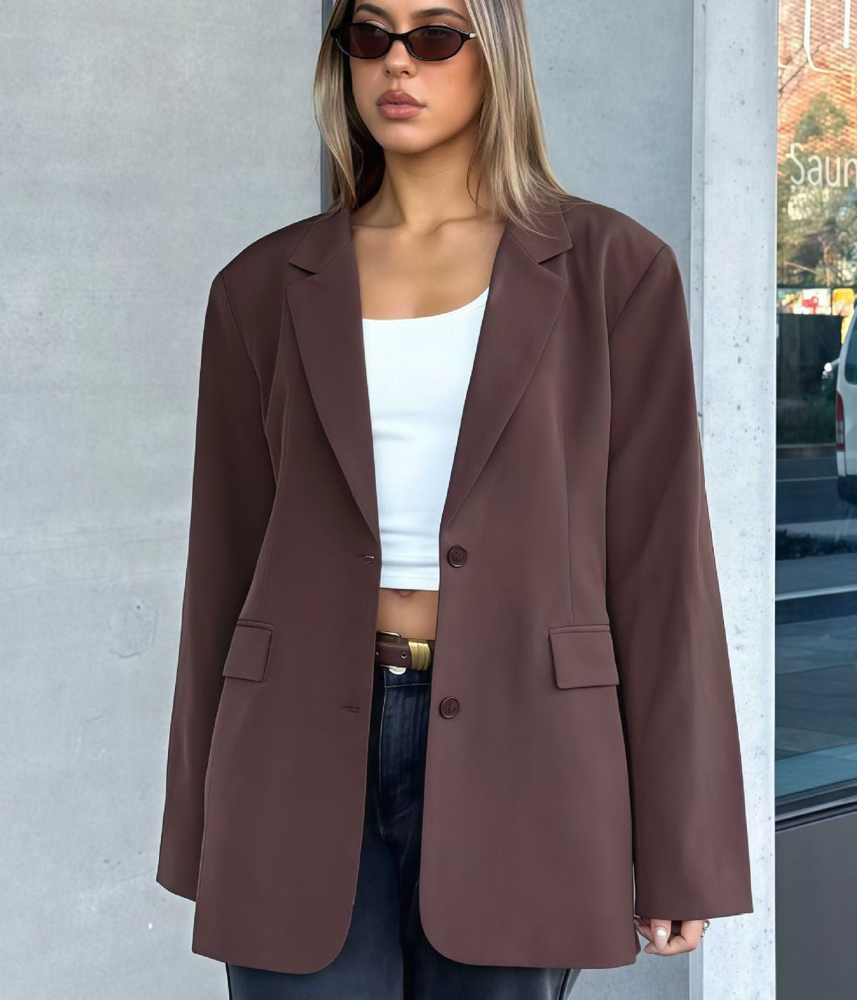 Single - breasted Blazer - MTX