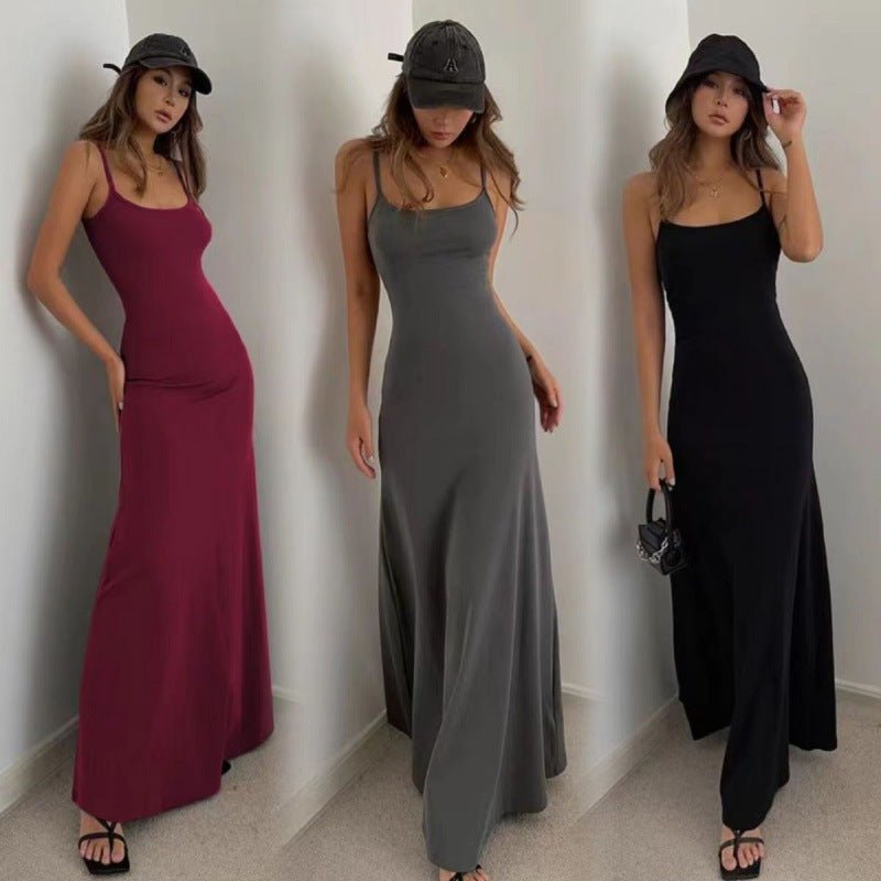 Slimming Backless Dress - MTX