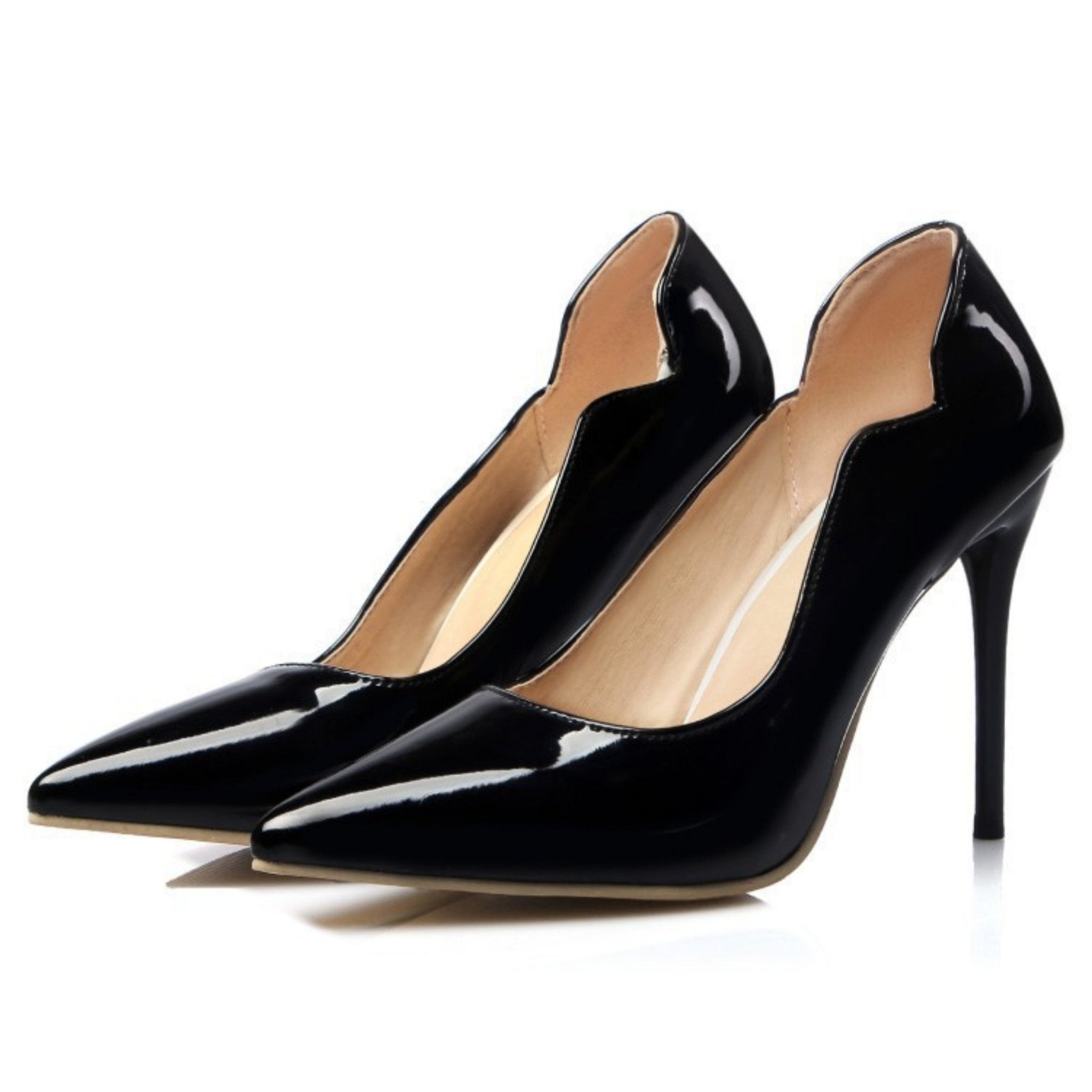 Stiletto Leather Pumps - MTX