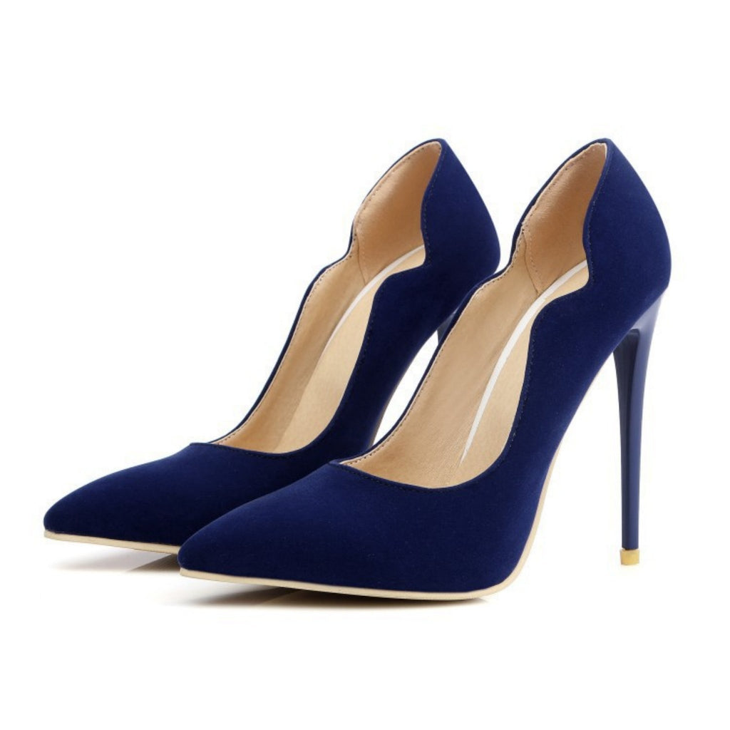 Stiletto Leather Pumps - MTX