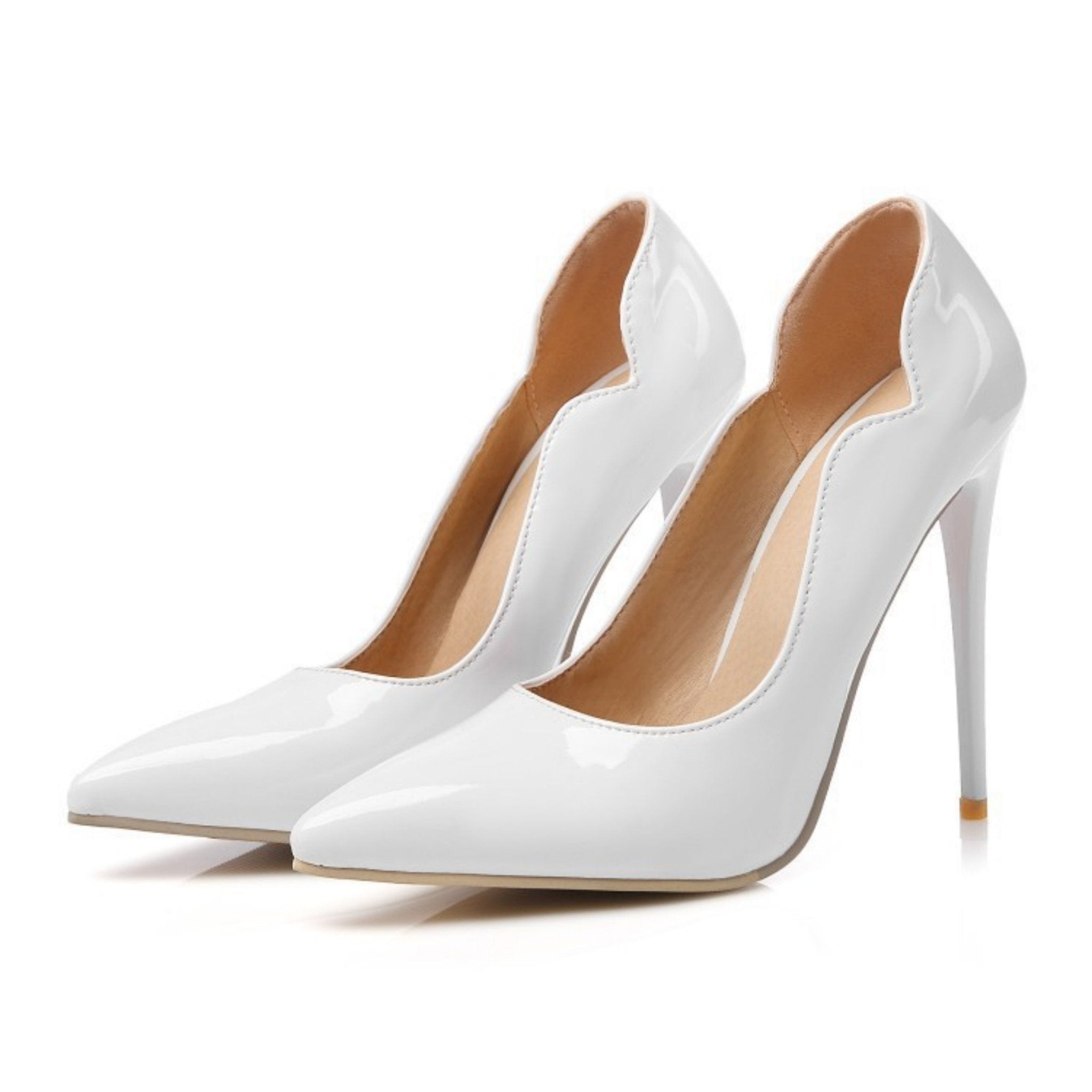 Stiletto Leather Pumps - MTX