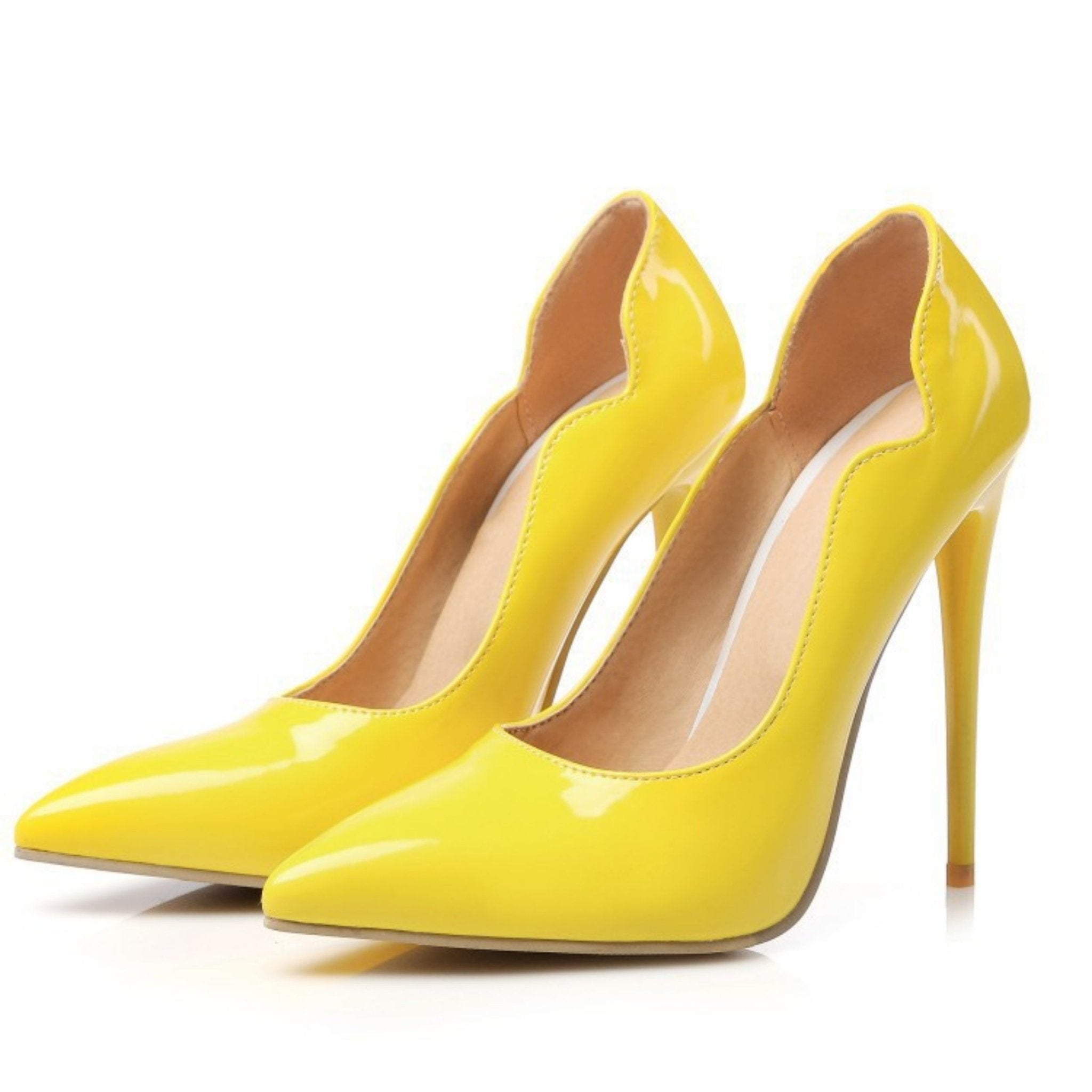 Stiletto Leather Pumps - MTX