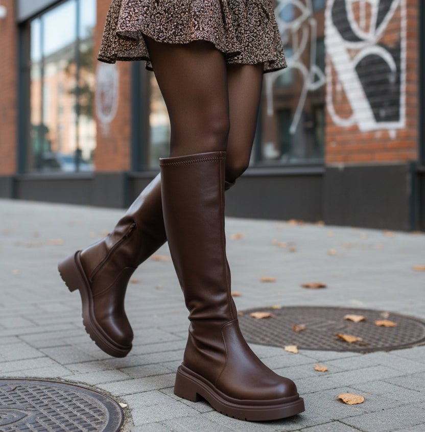 Thick - soled Riding Boots - MTX