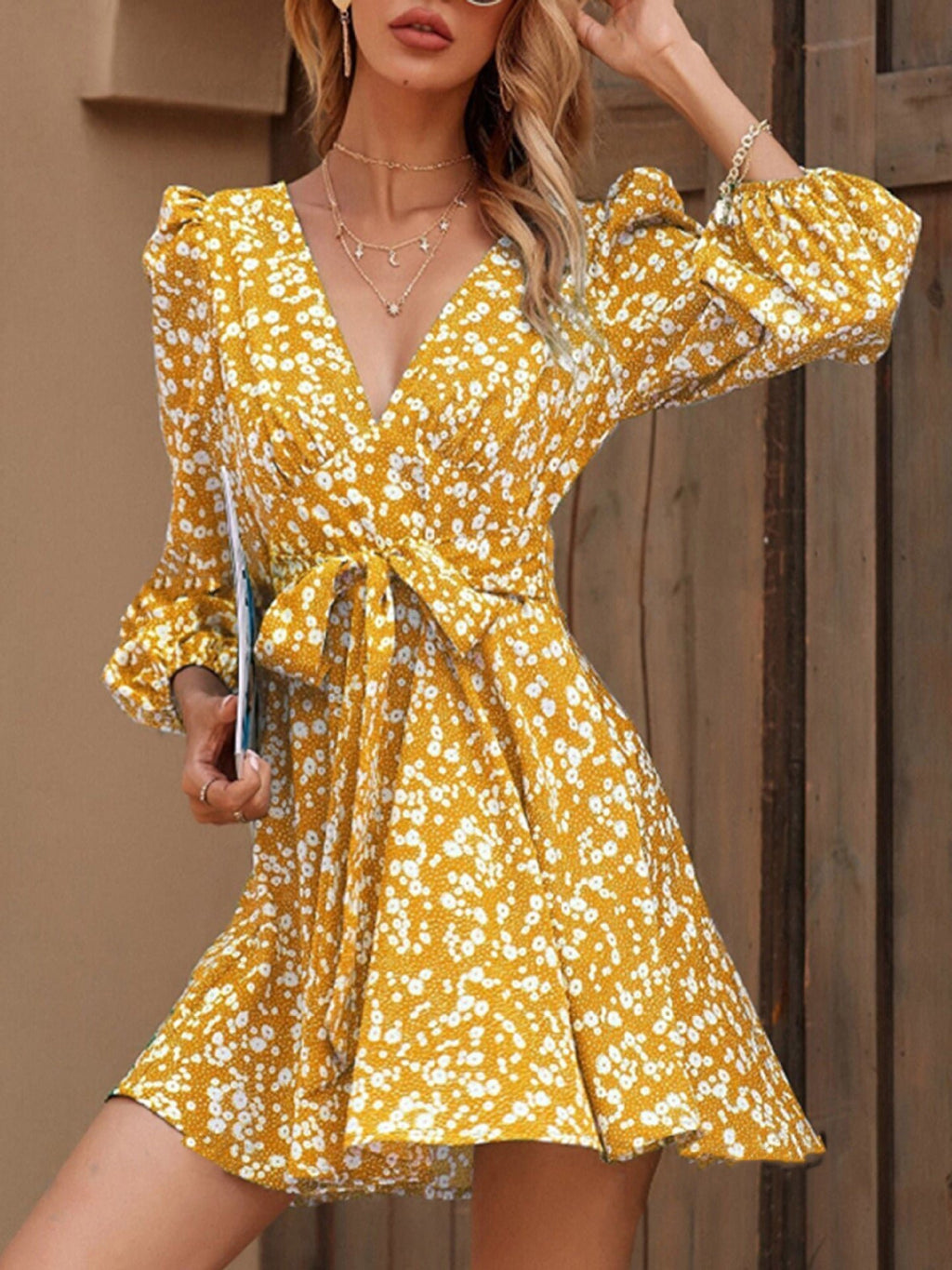 Tie - waist Dress - MTX