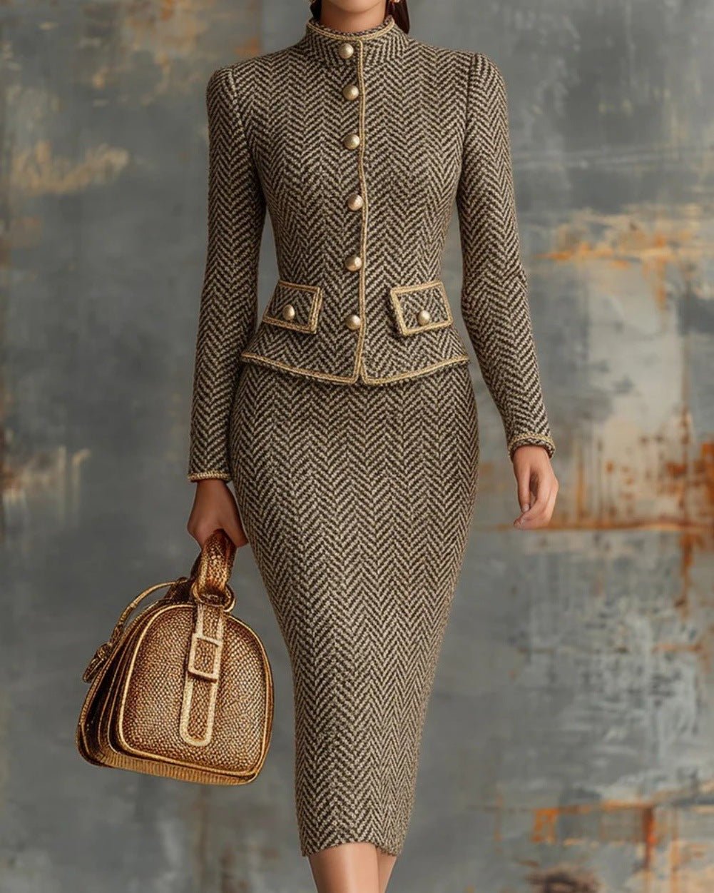 Tweed Skirt Suit - MTX