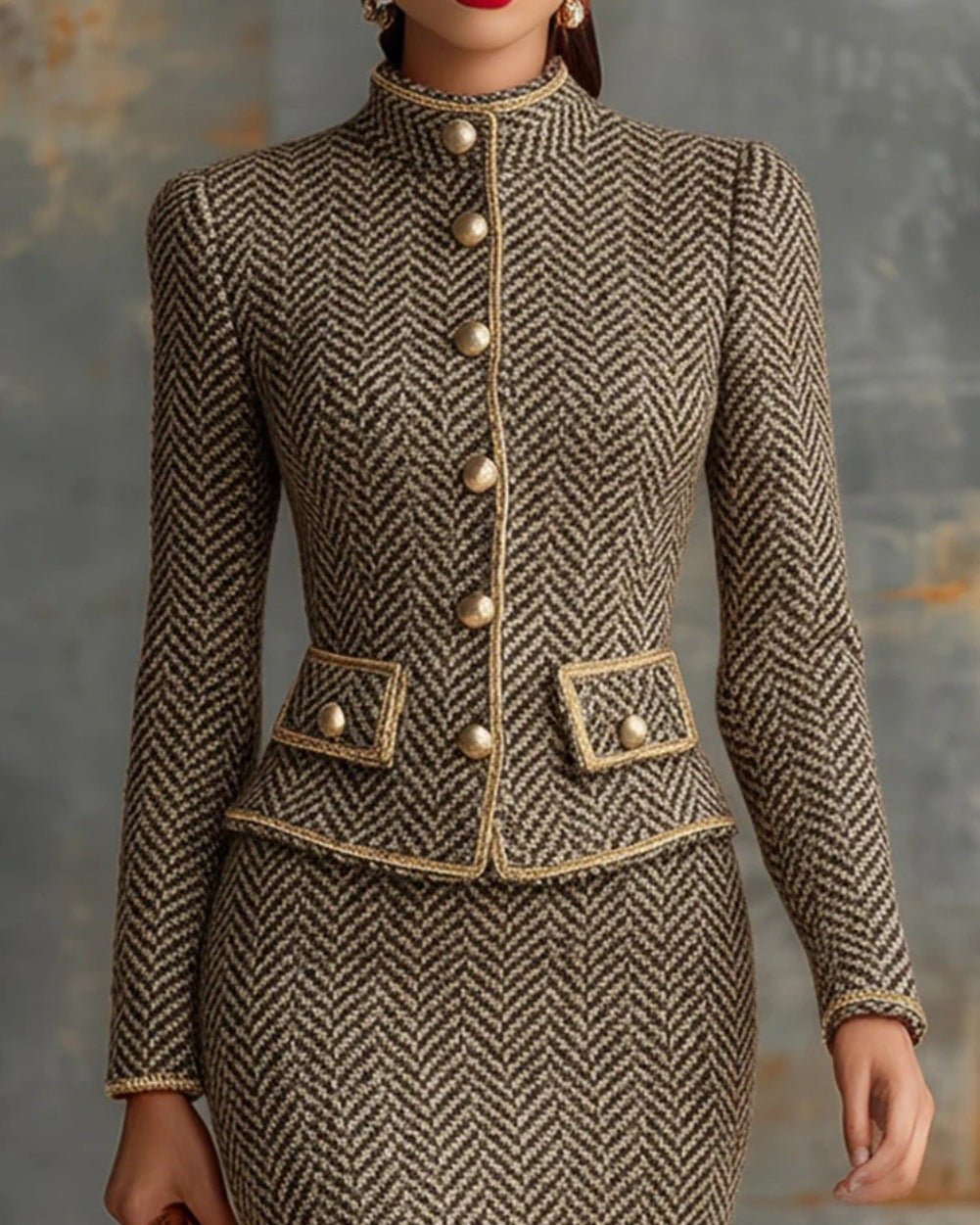 Tweed Skirt Suit - MTX