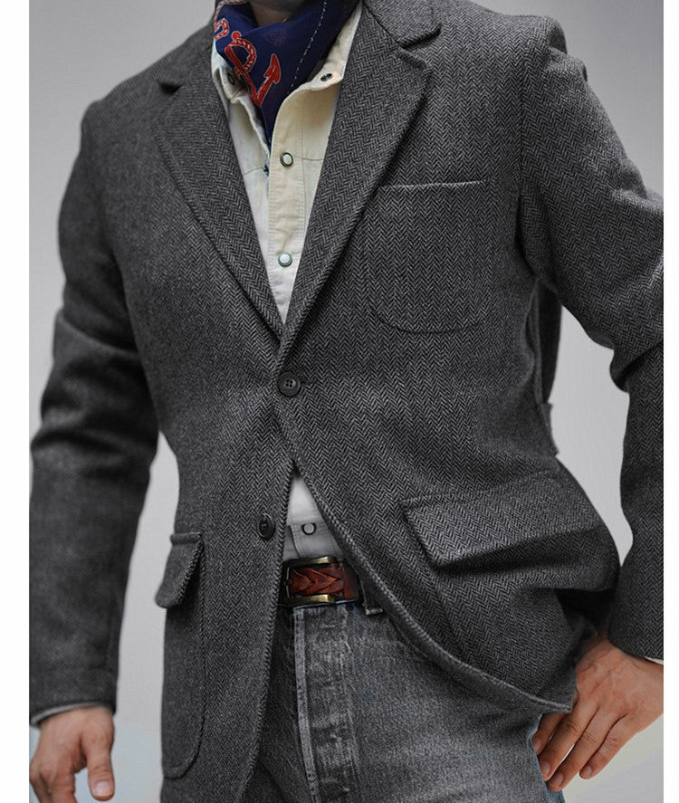 Tweed Wool Blazer - MTX