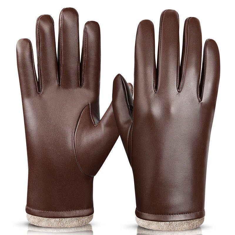 Water - Resistant Leather Gloves - MTX
