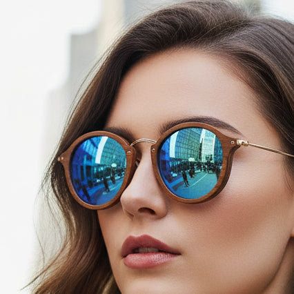 Wooden Frame Sunglasses - MTX